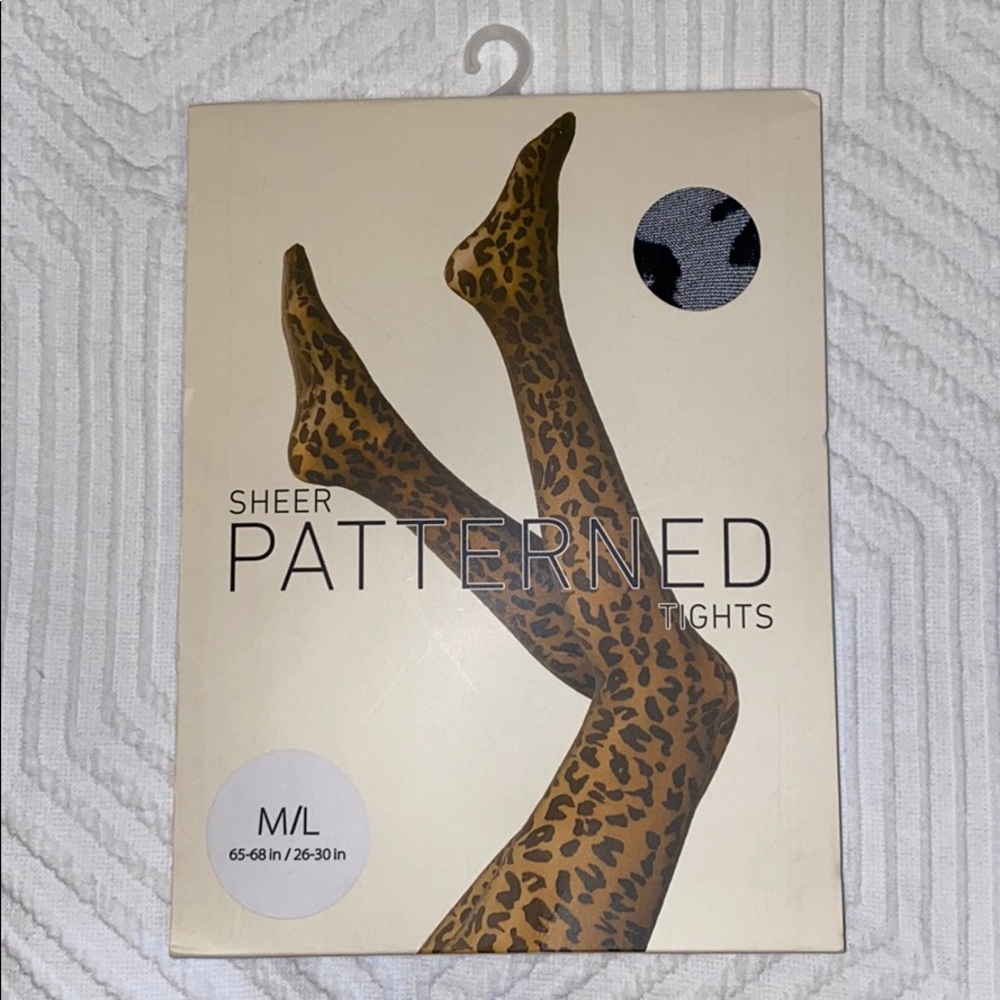 🐆 Sheer Leopard Cat Animal Print Tights 🐆